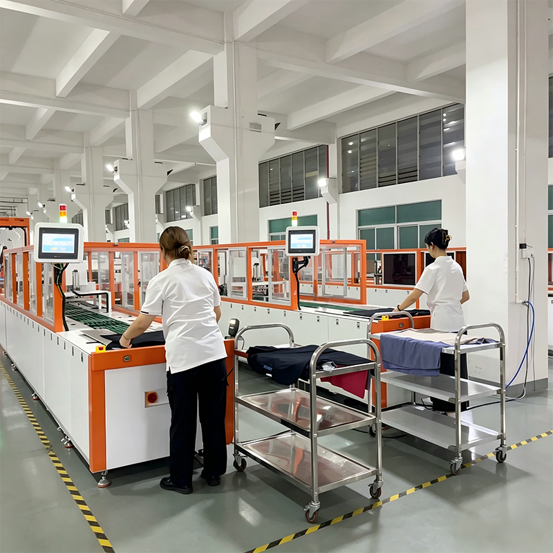 Automatic Garment Folding, Express Sorting & Logistics Packaging Line