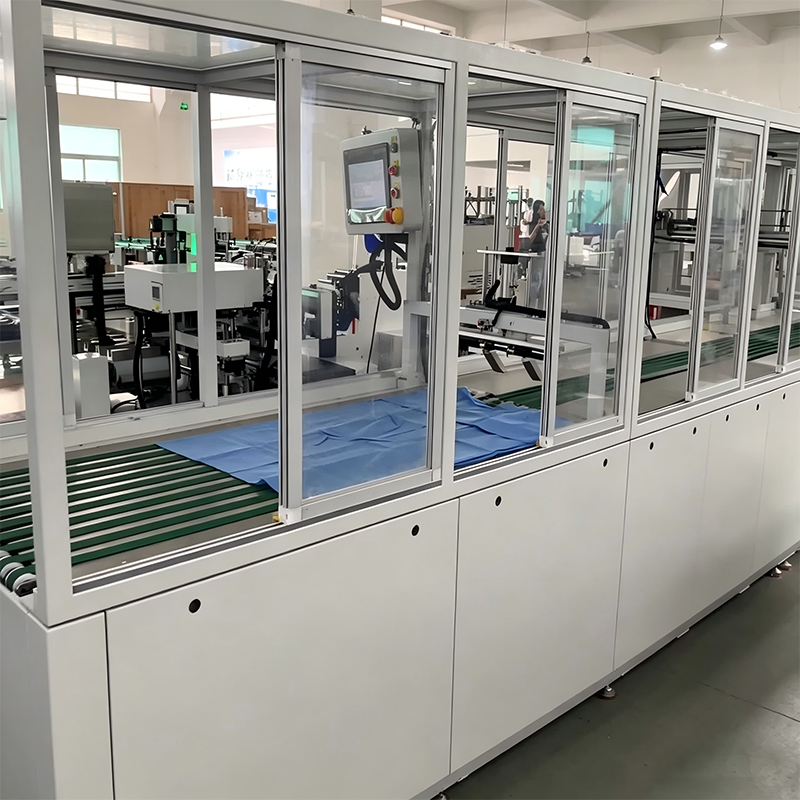 Automatic Packaging Production Line for Medical Sterile Surgical Gowns