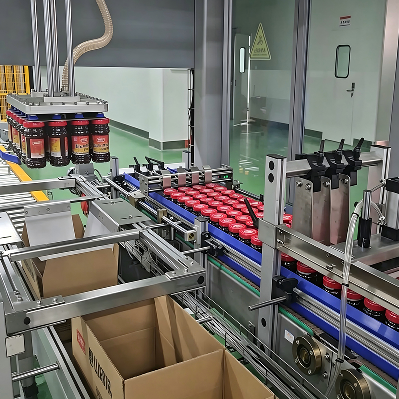 Automatic Packaging Line for Bottled Chili Sauc